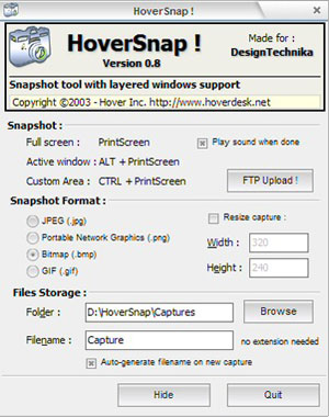 HoverSnap 0.8