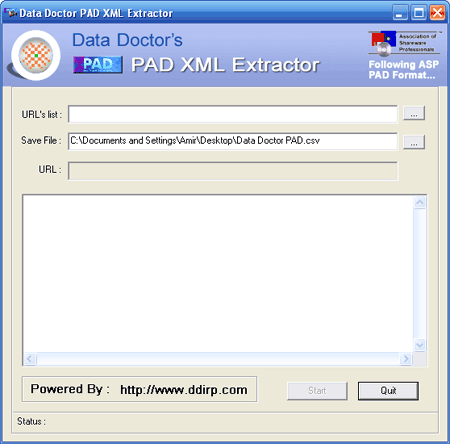 PAD XML Extractor 2.0.1.5