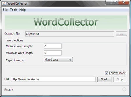 WordCollector 1.0