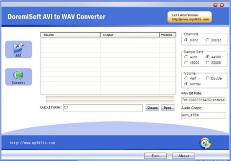 Free AVI to WAV Converter