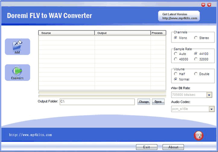 Free FLV to WAV Converter