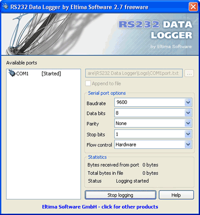 RS232 Data Logger 2.7