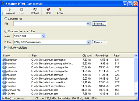 Absolute HTML Compressor 1.14
