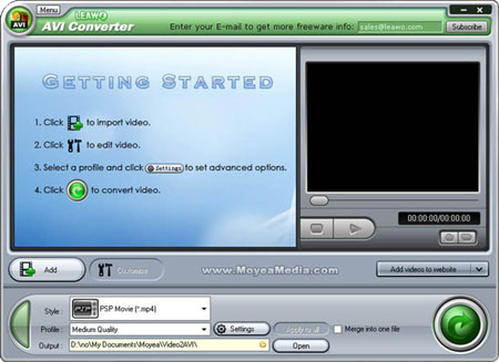 Free AVI Converter 1.1