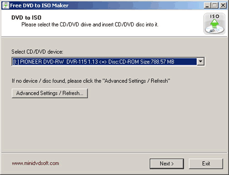 Free DVD ISO Maker 1.2