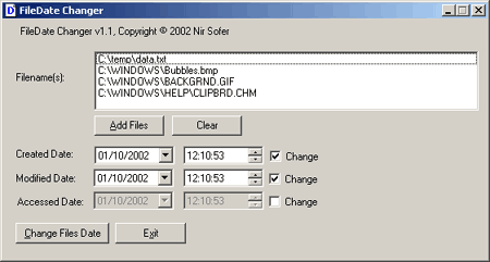 File Date Changer 1.1