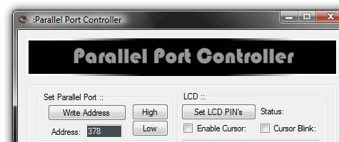 Parallel Port Controller 1.0
