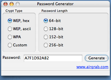 AirGrab Password 1.0