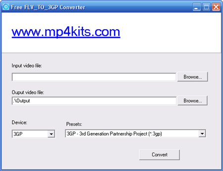 Free FLV to 3GP Converter 1.0