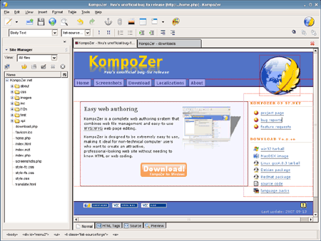 KompoZer 0.7.10