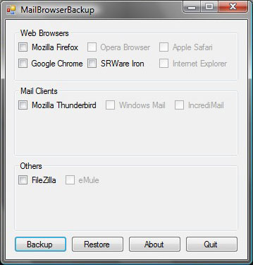 Mail Browser Backup 0.1