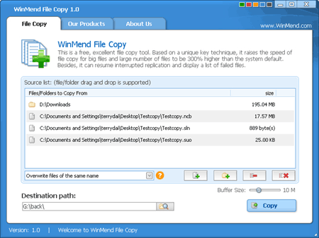 WinMend File Copy 1.3.7