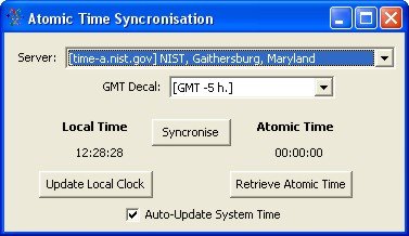 Atomic Time Synchronization