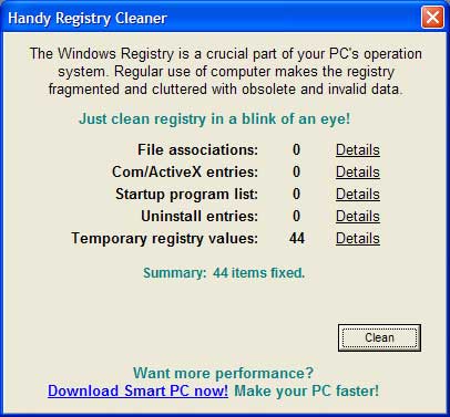Handy Registry Cleaner 2.0
