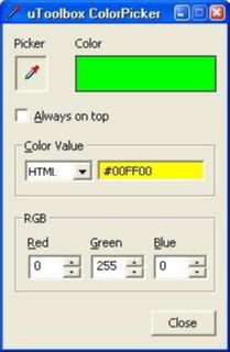 uToolbox ColorPicker Tool