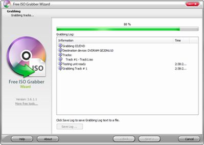 Free ISO Grabber Wizard 3.6.1.1