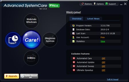 Advanced SystemCareTM Free 3.6.1