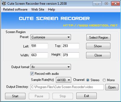 Cute Screen Recorder Free 1.2020