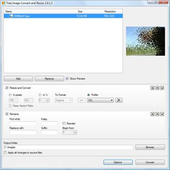 Free Image Convert and Resize 2.0