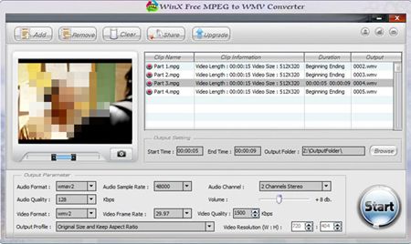 Free MPEG to WMV Converter 2.0.2