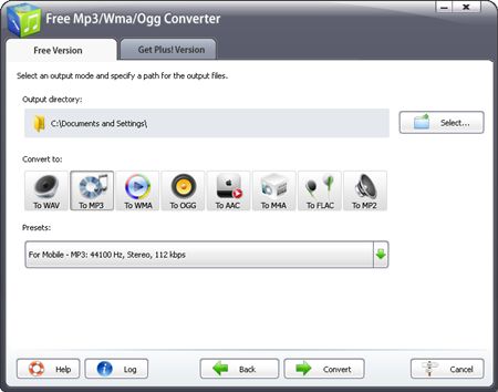 Free Mp3 Wma Ogg Converter 5.3.3