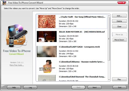 Free Video To iPhone Converter 3.6.5