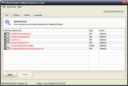 NoVirusThanks Malware Remover 2.7.0