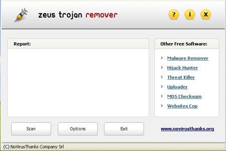 Zeus Trojan Remover 1.2.0