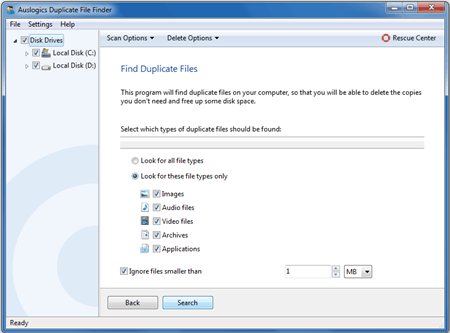 Auslogics Duplicate File Finder 2.5.1.0