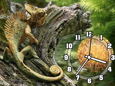 Chameleon Clock ScreenSaver 3.0