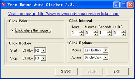 Free Mouse Auto Clicker 2.8.1