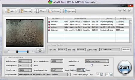 Free QT to MPEG Converter 2.0.4