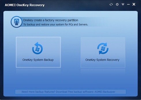 AOMEI OneKey Recovery 1.1