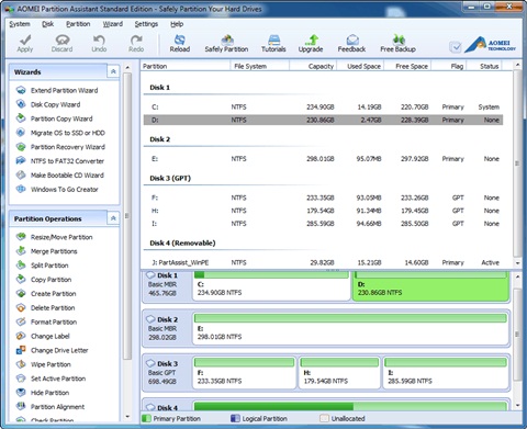 Aomei Partition Assistant Standard Edition 5.5