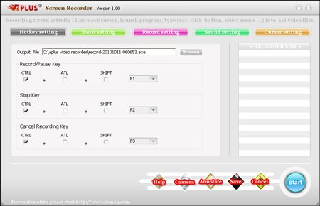 Aplus Screen Recorder 1.4.4