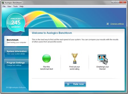 Auslogics Benchtown 1.1.0