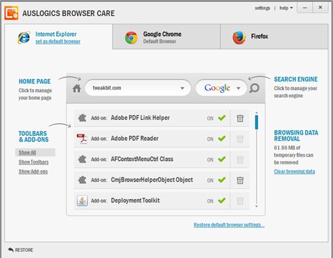 Auslogics Browser Care 1.5.1