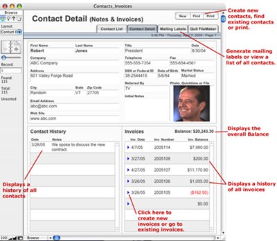 Contact - Invoice Database 1.1