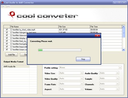 Cool Free Audio to AMR Converter 6.0
