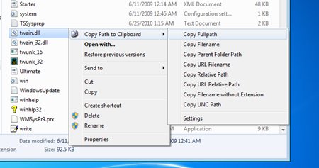 Copy Path to Clipboard 1.5