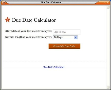 DDCM Due Date Calculator 1.0