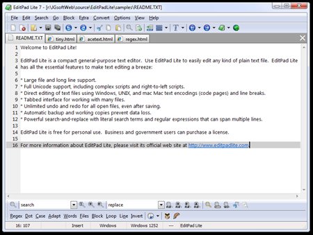 EditPad Lite 7.0.6