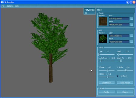 F3D TreeGen 1.0