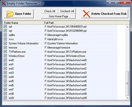 Free Empty Folder Remover 1.2