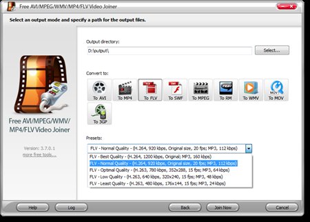 Free AVI MP4 WMV MPEG Video Joiner 3.8.6