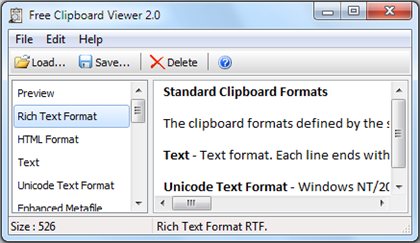 Free Clipboard Viewer 2.0