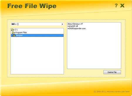 Free File Wipe 1.6