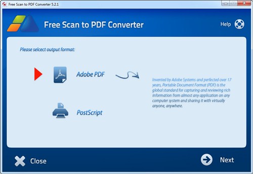 Free Scan to PDF Converter 5.3.5