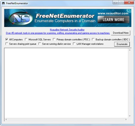 Free Net Enumerator 1.6.1