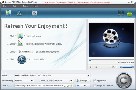 Free MKV to PSP Converter 4.0